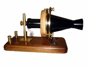 First telephone by Bell